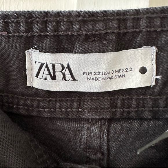 ZARA white high waist Marine jeans - Picture 6 of 6